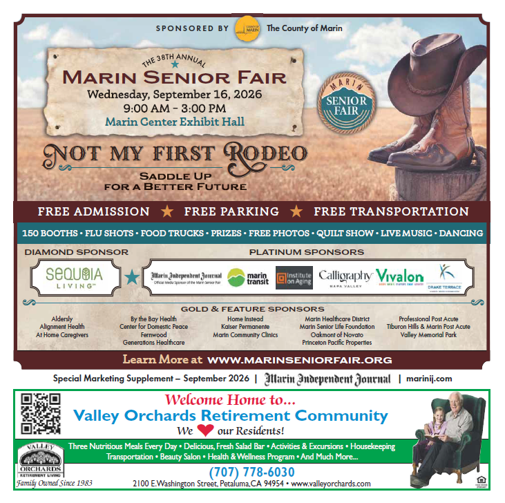 2026 Marin Senior Fair Program Cover